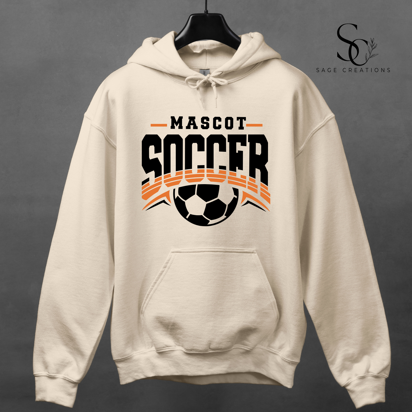 Soccer - curved stripes