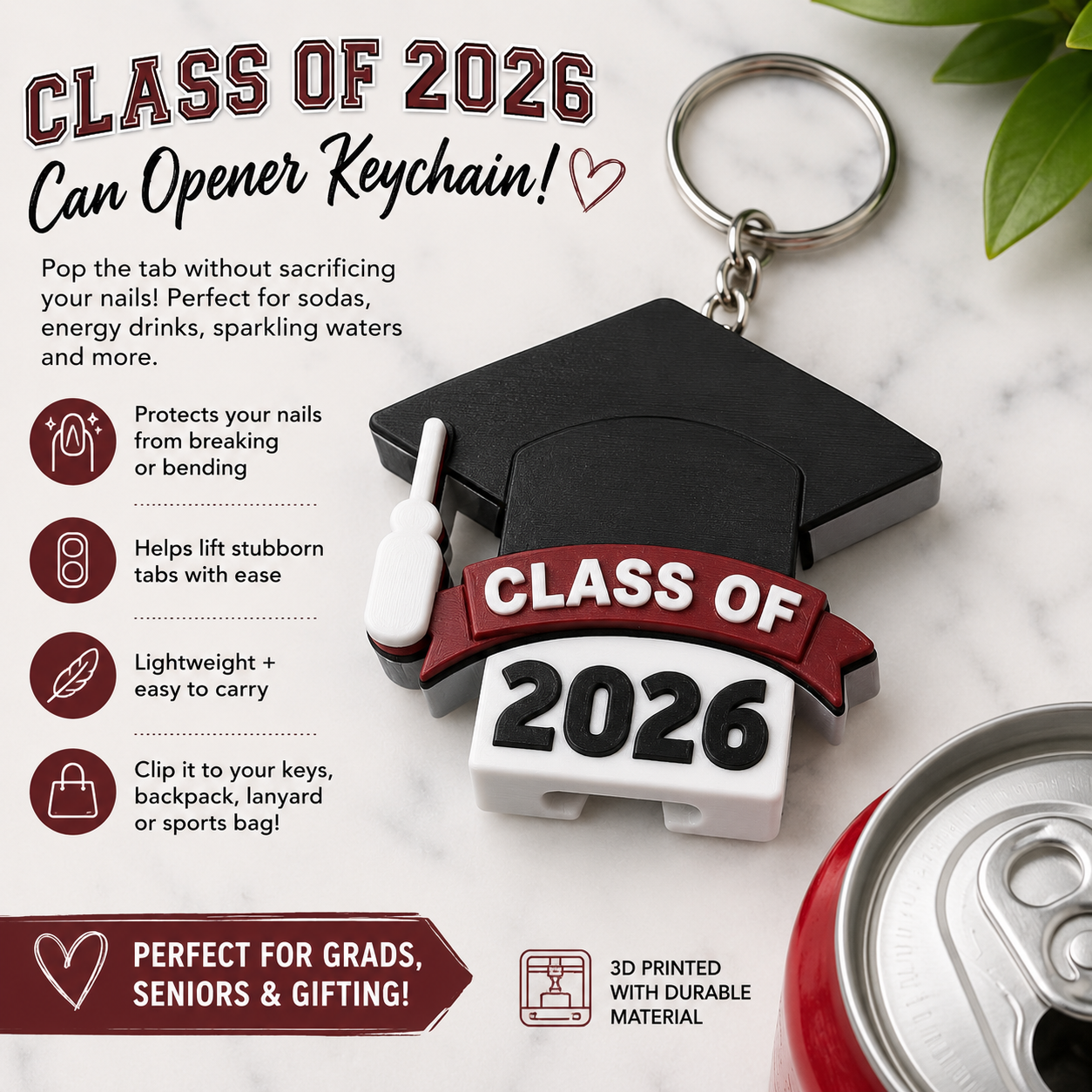 Graduate (2026)- Can Opener - Keychain