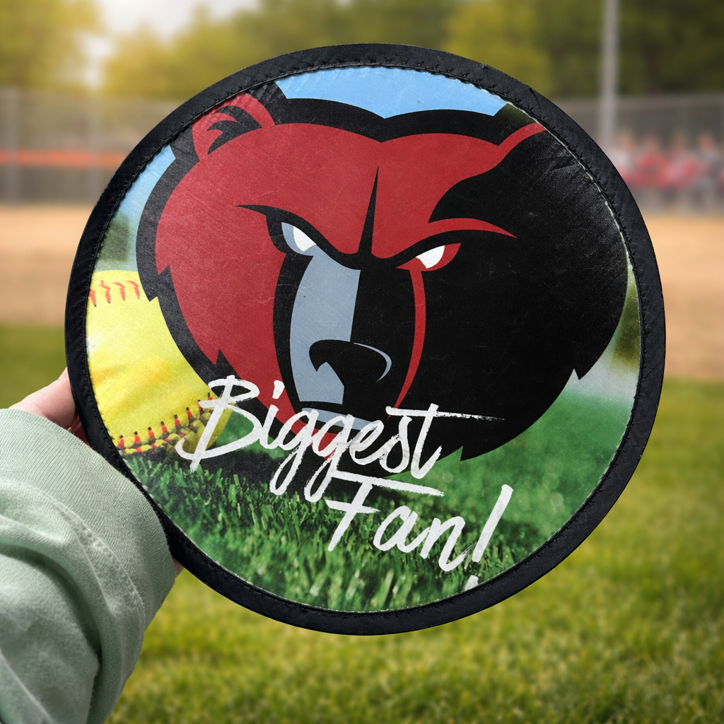 Custom Folding Fan w/ storage bag