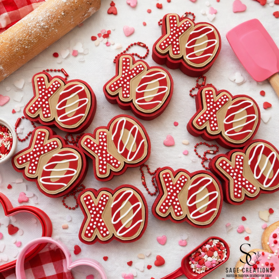 XO Cookie Clicker Keychains
