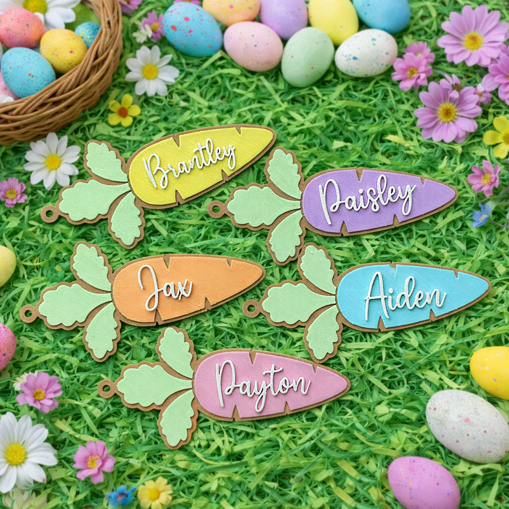Carrot Name Tags