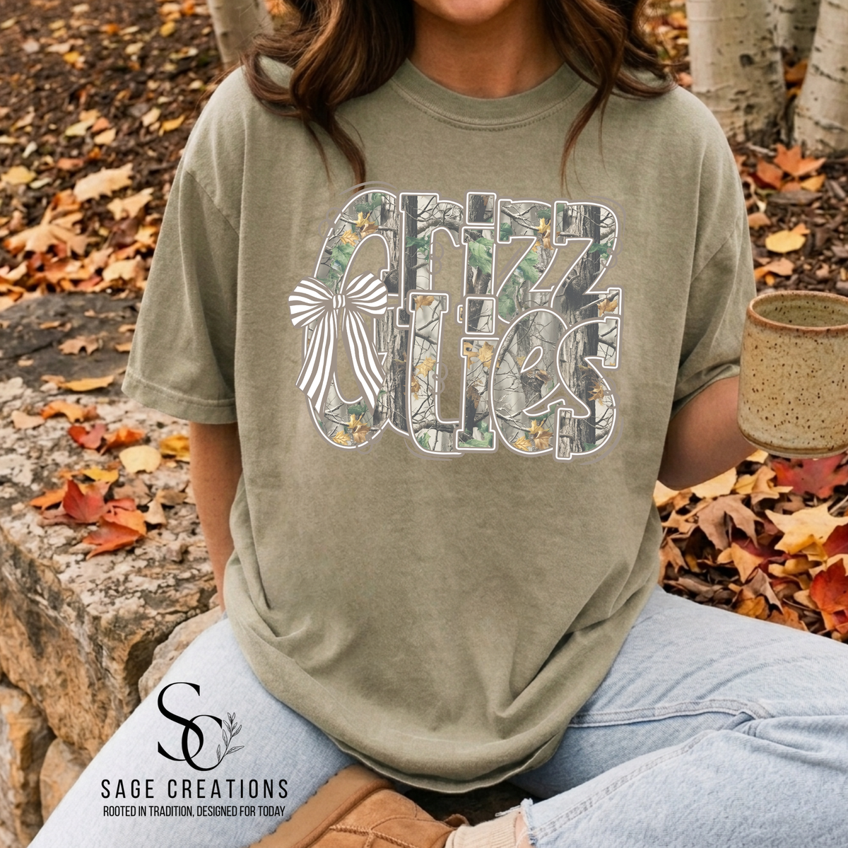 Camo - Bow - Grizzlies