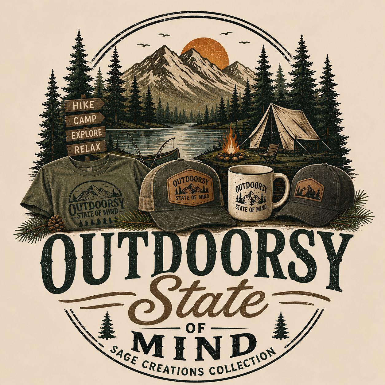 Outdoorsy State of Mind