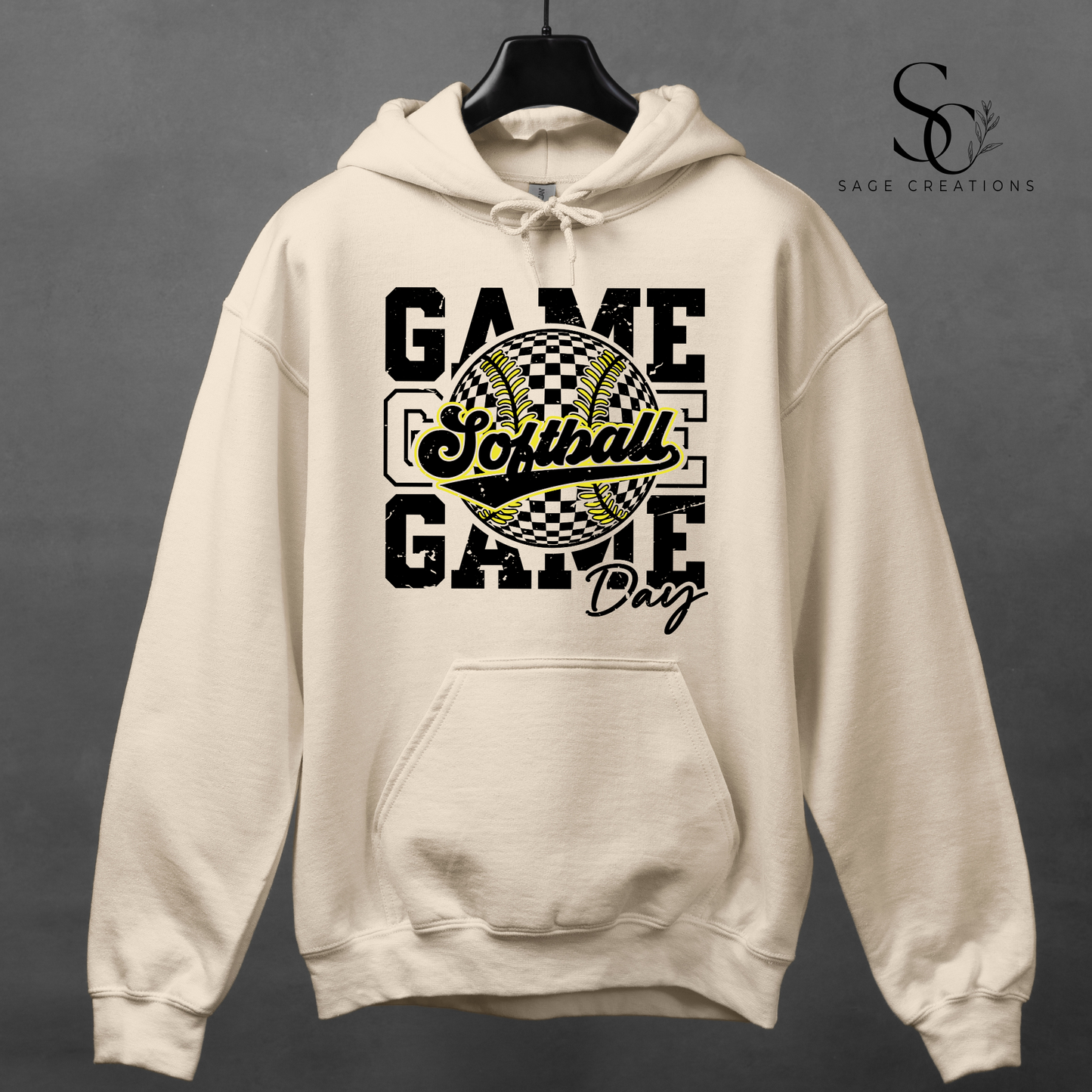 Game Day - Softball 2 - Distressed