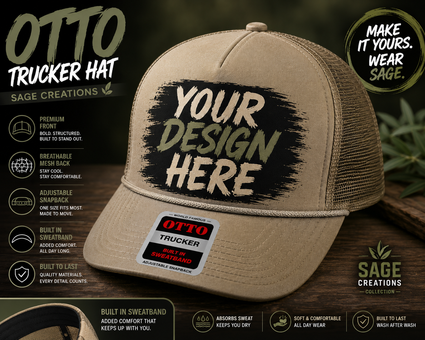 Custom Design OTTO Trucker Hat