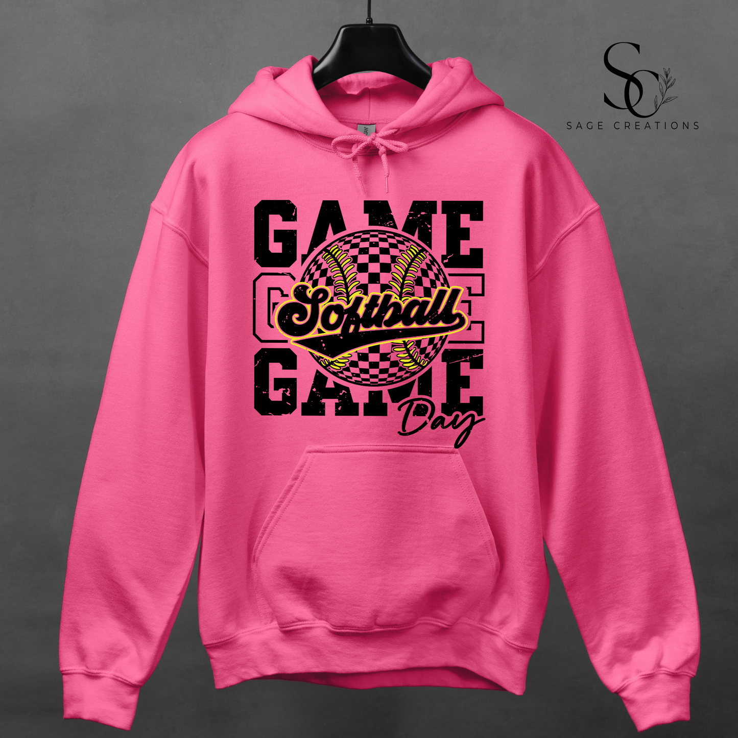 Game Day - Softball 2 - Distressed