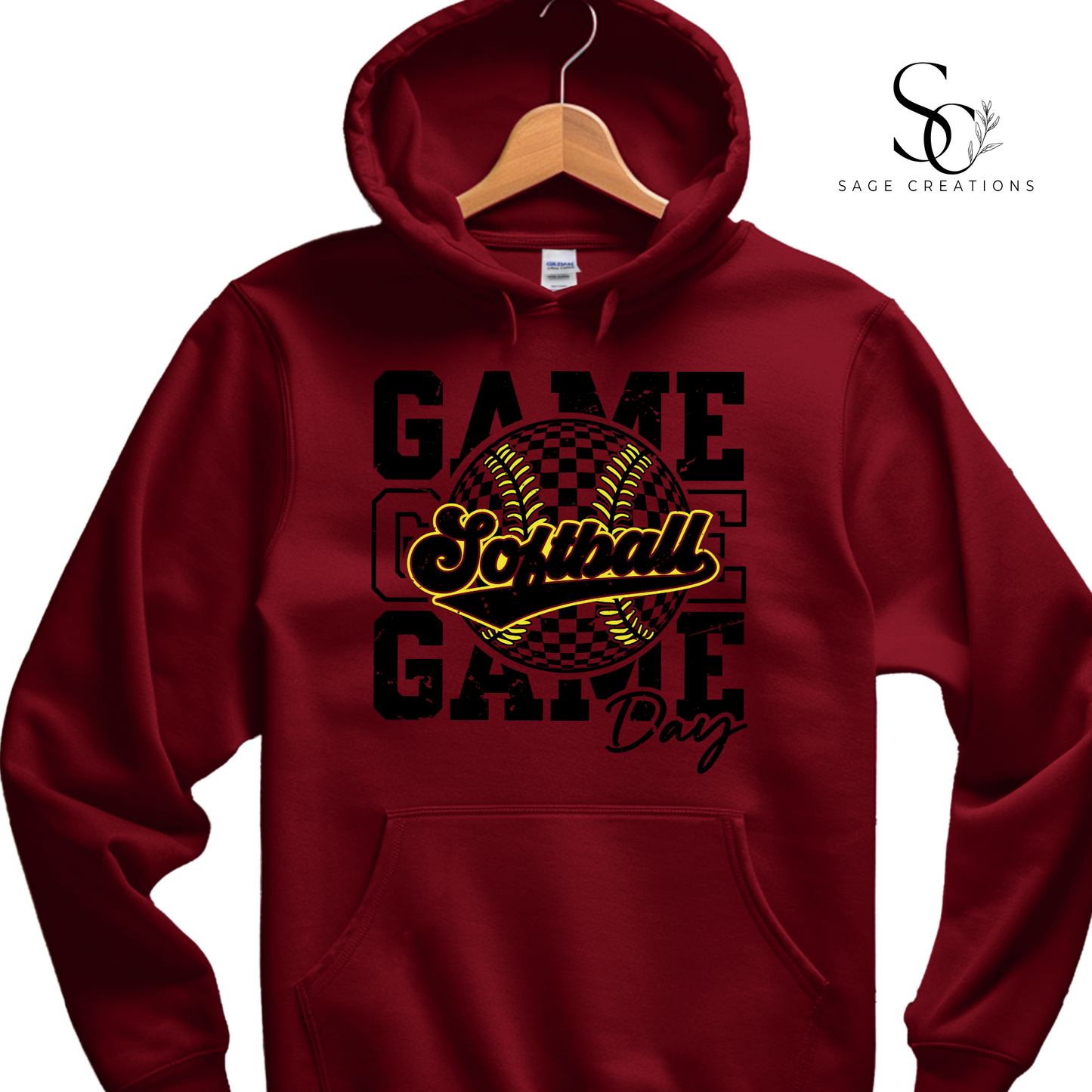 Game Day - Softball 2 - Distressed