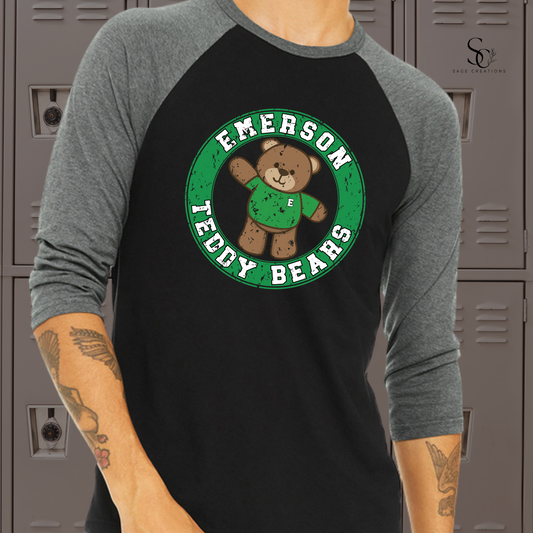 Circle Mascot -Baseball Tee