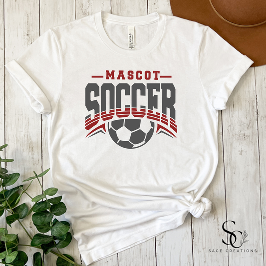 Soccer - curved stripes