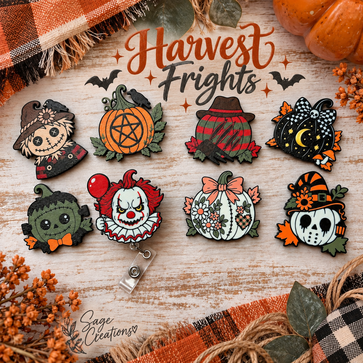 Harvest Frights - Badge Reel Toppers