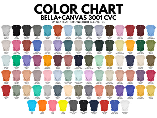 Bella & Canvas HEATHERED (Colors)