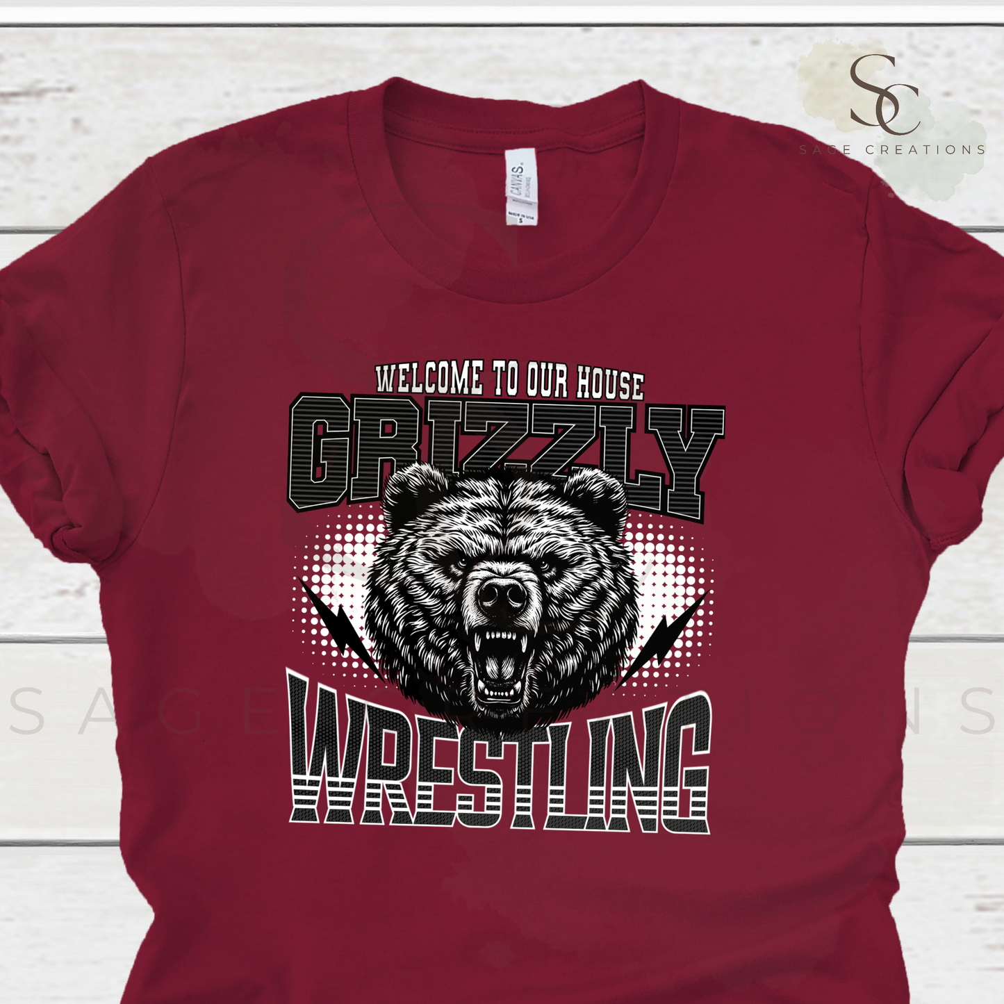 Grizzly Wrestling - welcome to our house