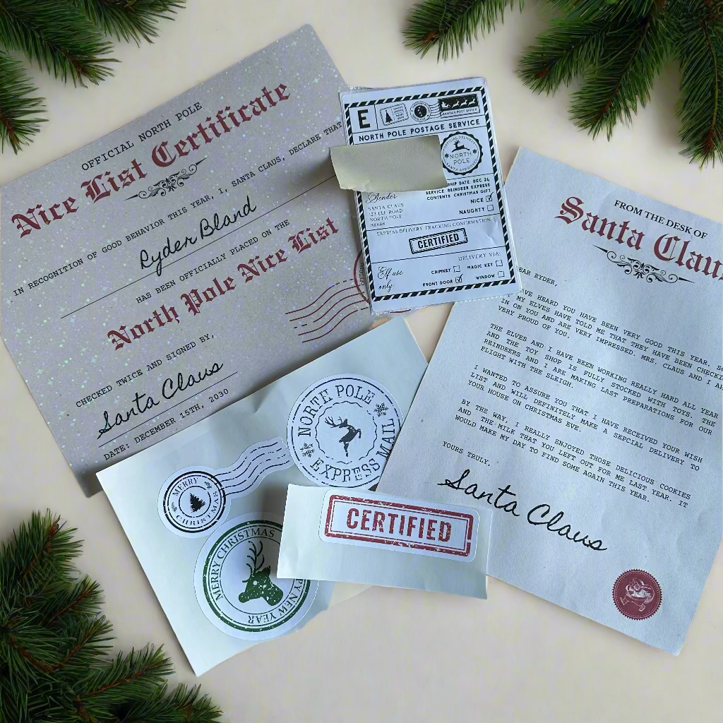 SC Magic Letter and Certificate ( NAUGHTY or NICE)