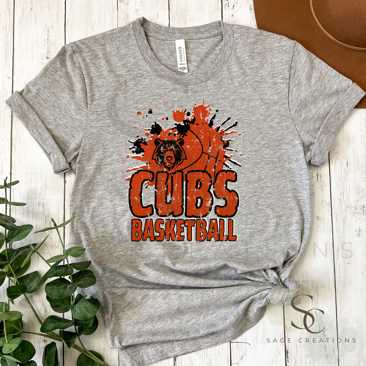 Cubs Basketball - Distressed