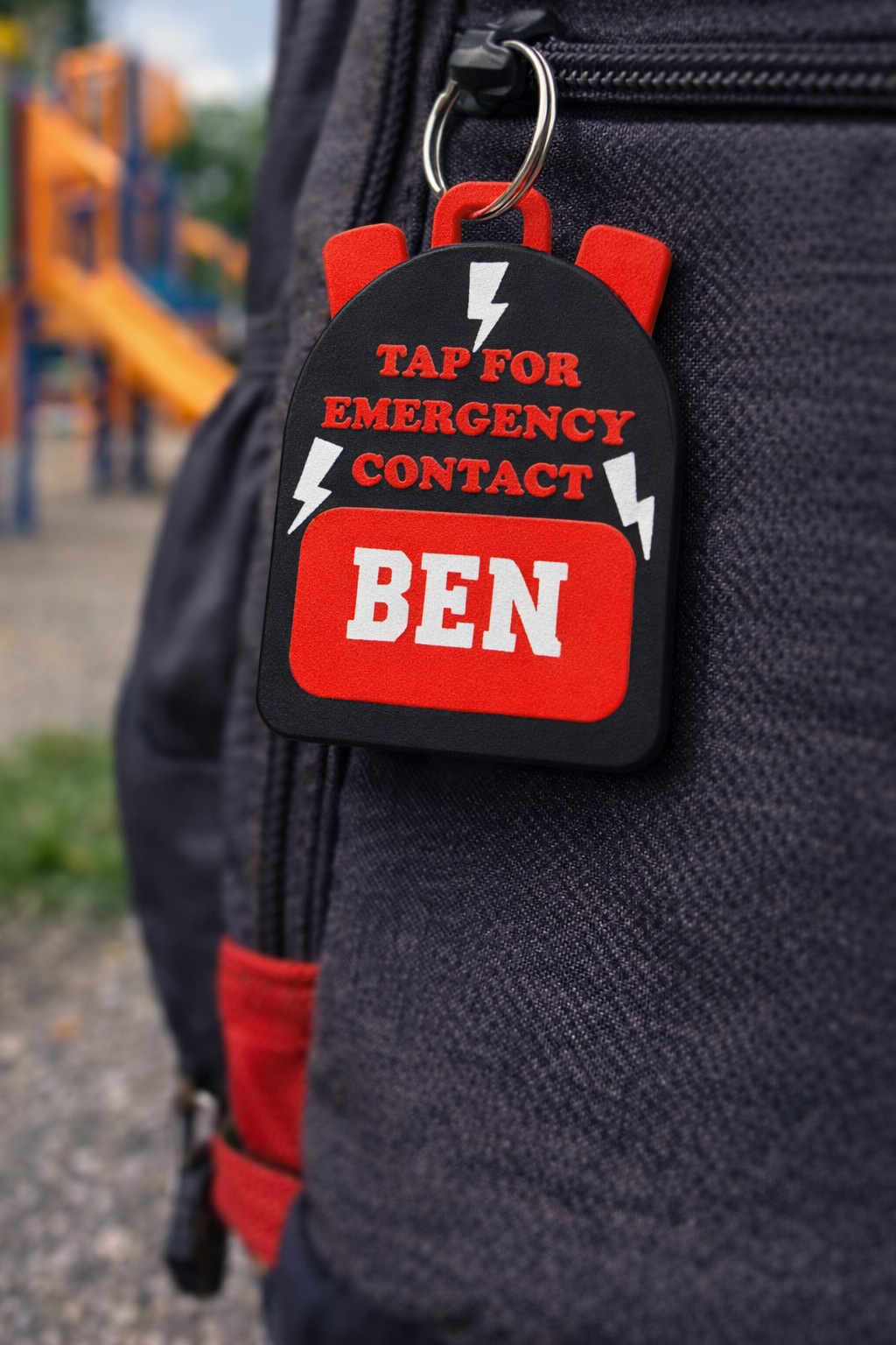 Lightning BFC Backpack Tag