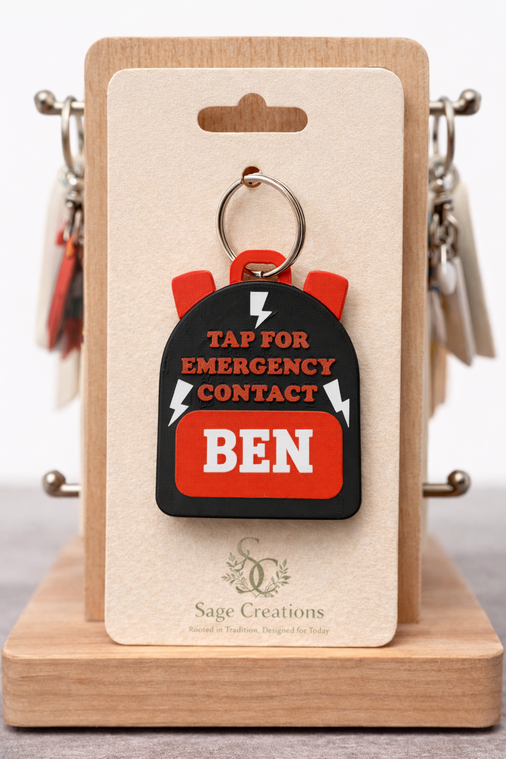 Lightning BFC Backpack Tag