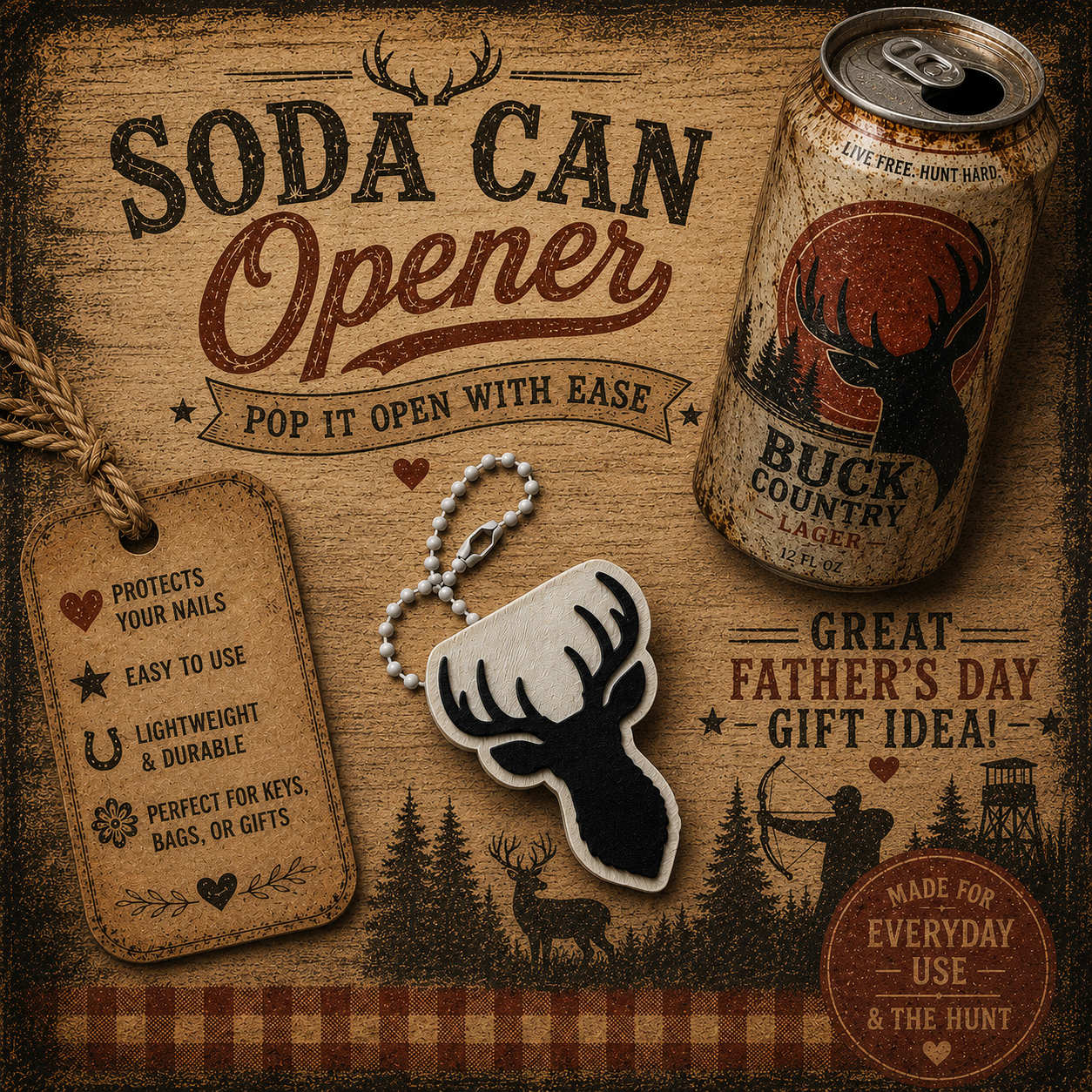 Buck Soda Can Opener