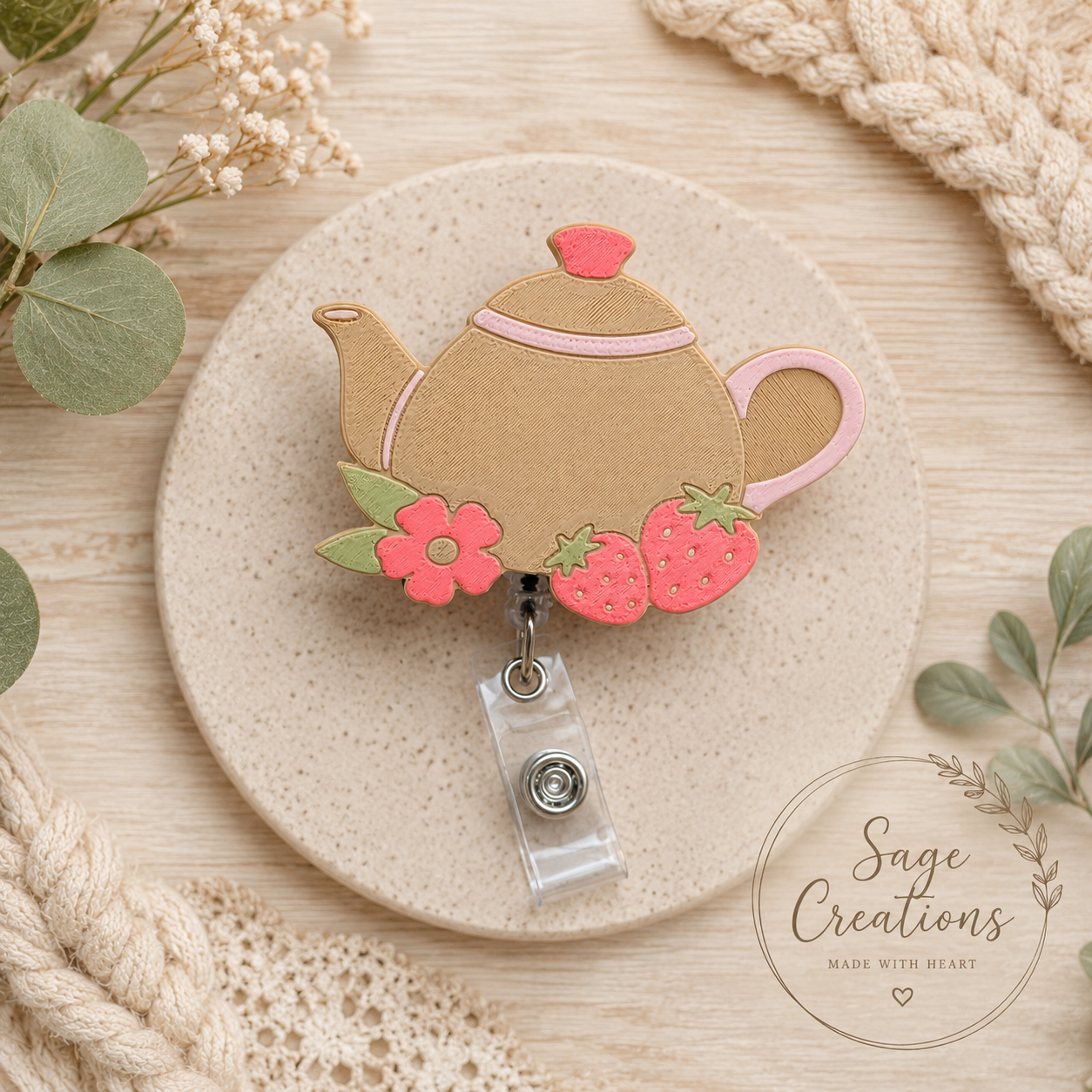 Strawberry Tea Pot
