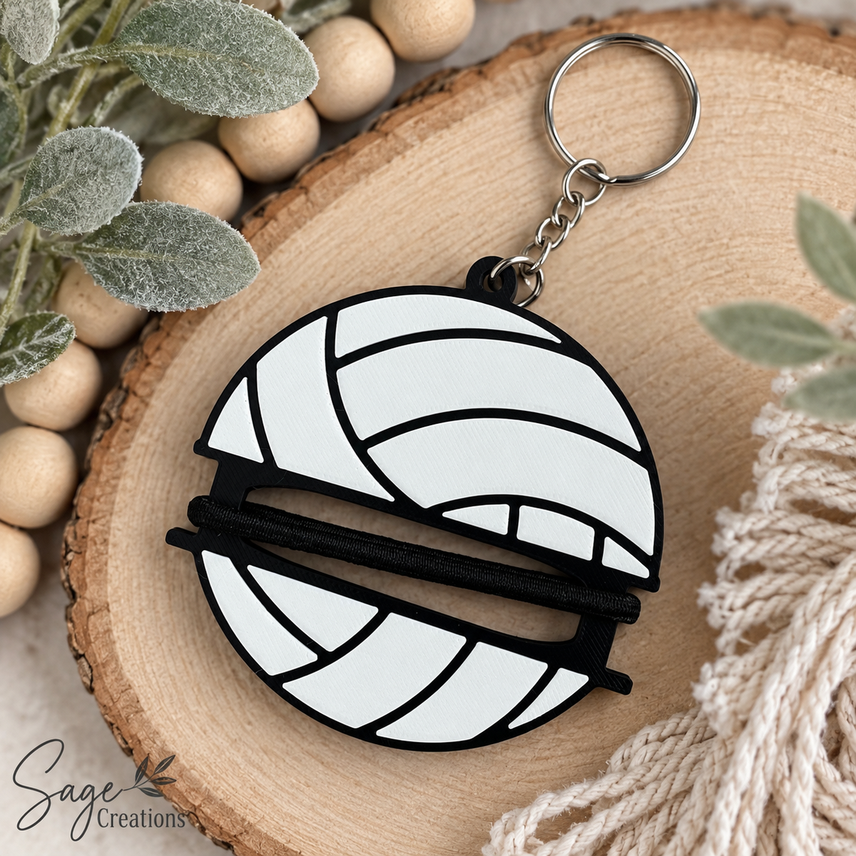 Volleyball Hair Tie Holder