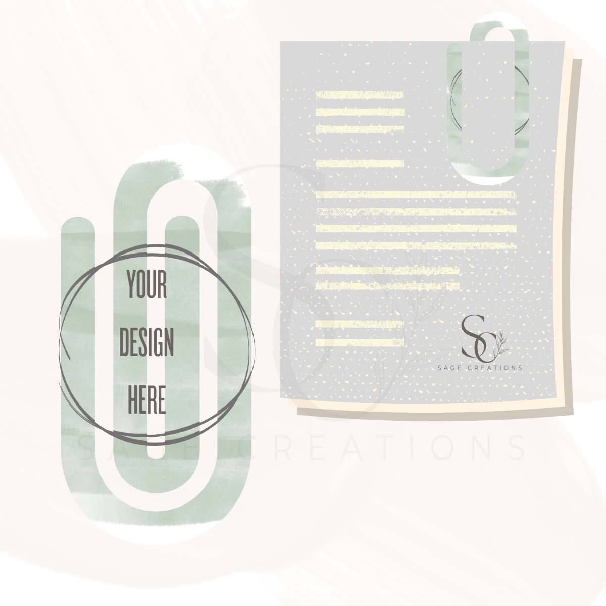 Your Design Jumbo PaperClip