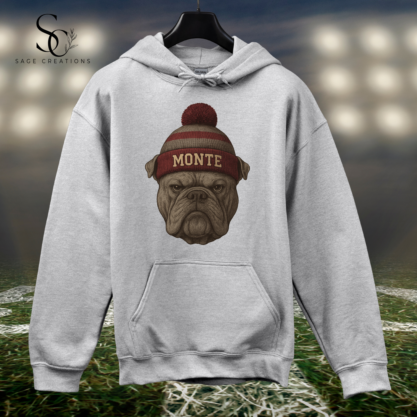 Realistic Vintage Bulldog